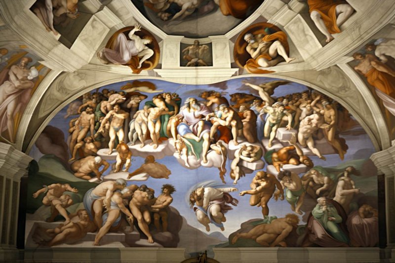 Michelangelo och Sixtinska kapellet
