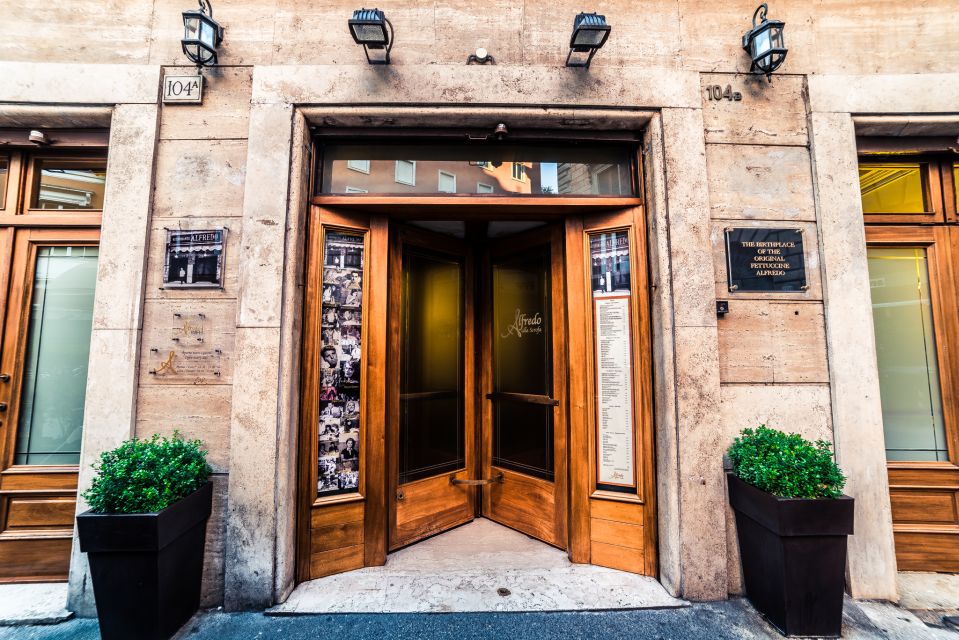 Alfredo alla Scrofa Restaurant in Rome: Eat Like a Star - Pick your experience: tasting menu or pasta class