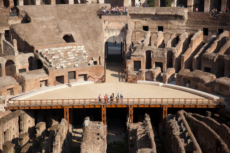 Colosseum with Arena Floor, Palatine Hill & Forum Tour - Arena Floor time: your best look at the Colosseum’s machinery