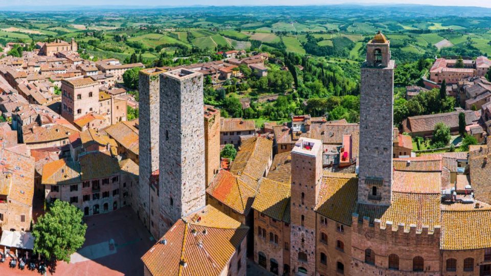 From Rome: Florence & Tuscany Day Tour by High-Speed Train - San Gimignano free time: towers, cobblestones, and gelato planning