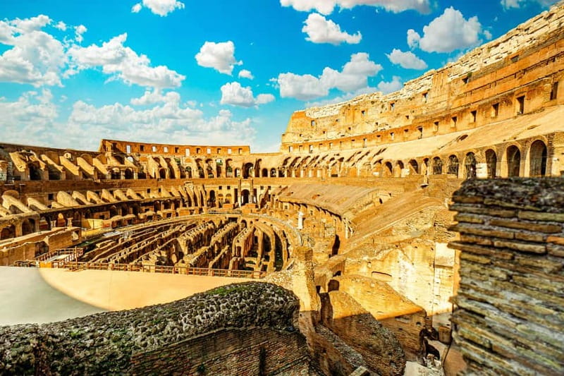 Guided Tour of the Colosseum Palatine Hill and Roman Forum - Standing in the arena: optional access that changes the feel