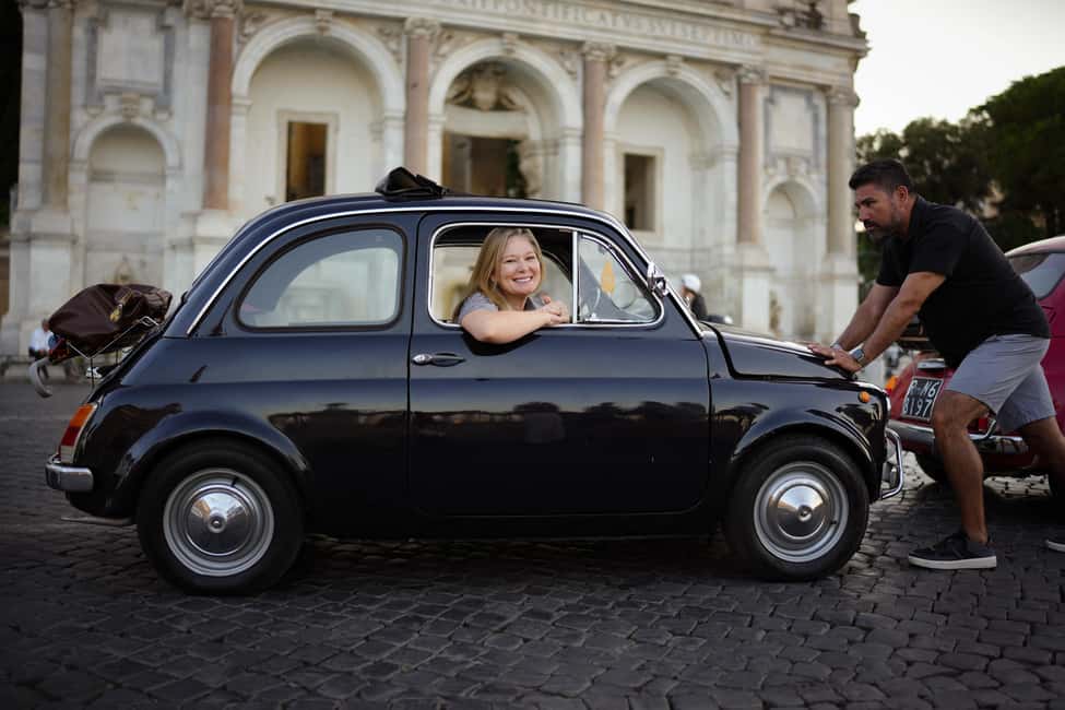 La Dolce Vita: Cruising Rome in a Classic Fiat 500 - The “passenger-only” setup: small car charm, real comfort trade-offs