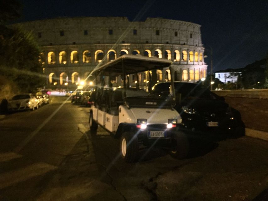 Rome: 2-Hour Golf Cart Sightseeing Tour at Night - Golf Cart Comfort: The Easy Way to Beat Heat and Crowds