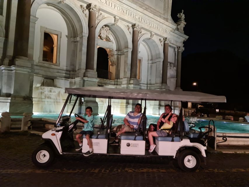 Rome: 2-Hour Golf Cart Sightseeing Tour at Night - Your Night Highlights: Colosseum, Pantheon, Trevi, St. Peter’s, and More