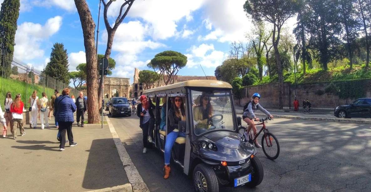 Rome: 3-Hour Panoramic Luxury Golf Cart Tour - Key things I’d bet on before you book