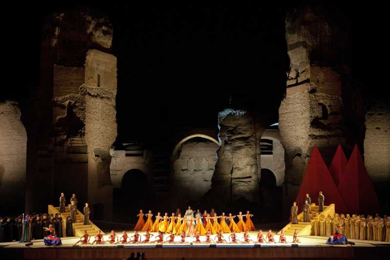 Rome: A Night at the Opera - Baths of Caracalla - Entering smoothly: tickets, the meeting point, and that phone number thing