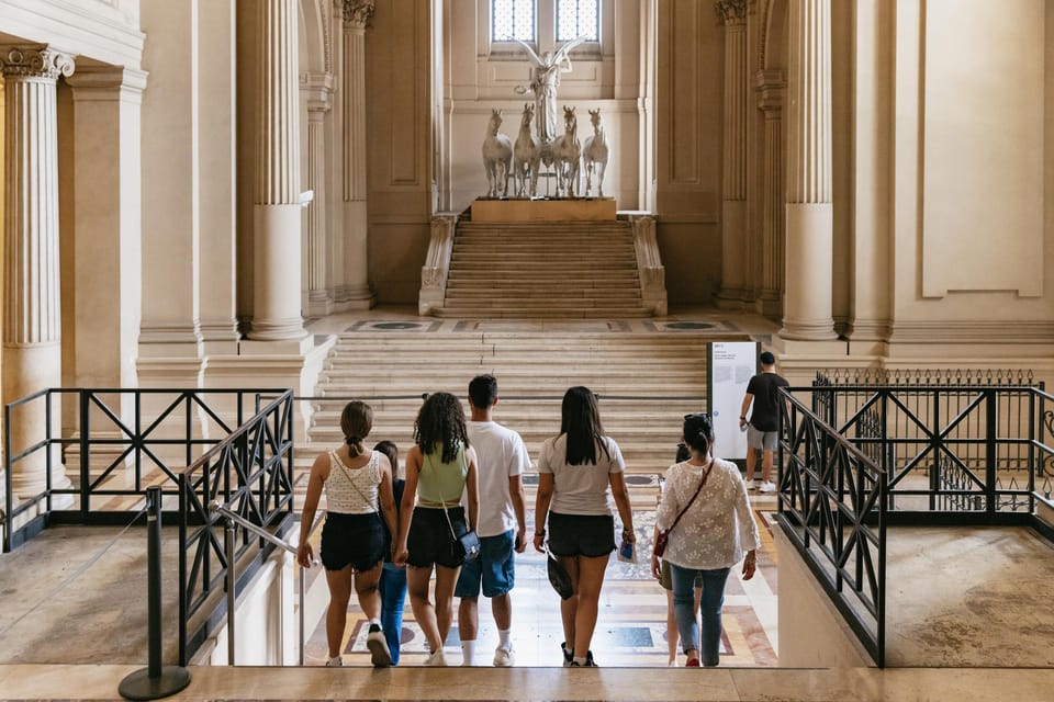 Rome: Altar of the Fatherland Elevator and Museum Tickets - The Ancient Rome multimedia video and the Panoramic View app you’ll actually use