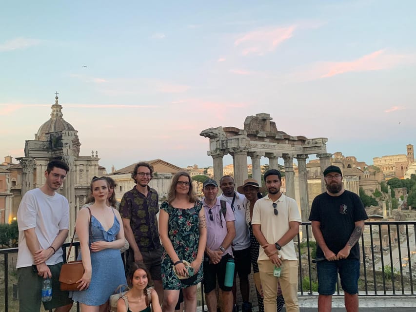 Rome: Ancient Rome Night Tour - Colosseum at night: impressive facade, outside views only