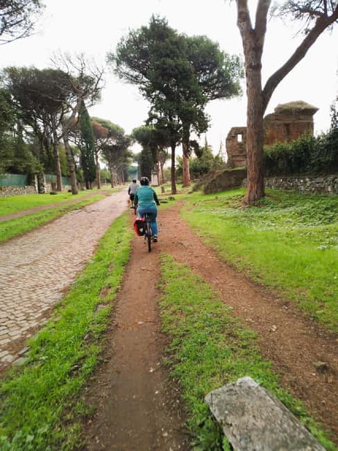Rome: Appian Way & Catacomb Sunset E-bike Tour with Aperitif - The Appian Way ride: the part that makes you say wow