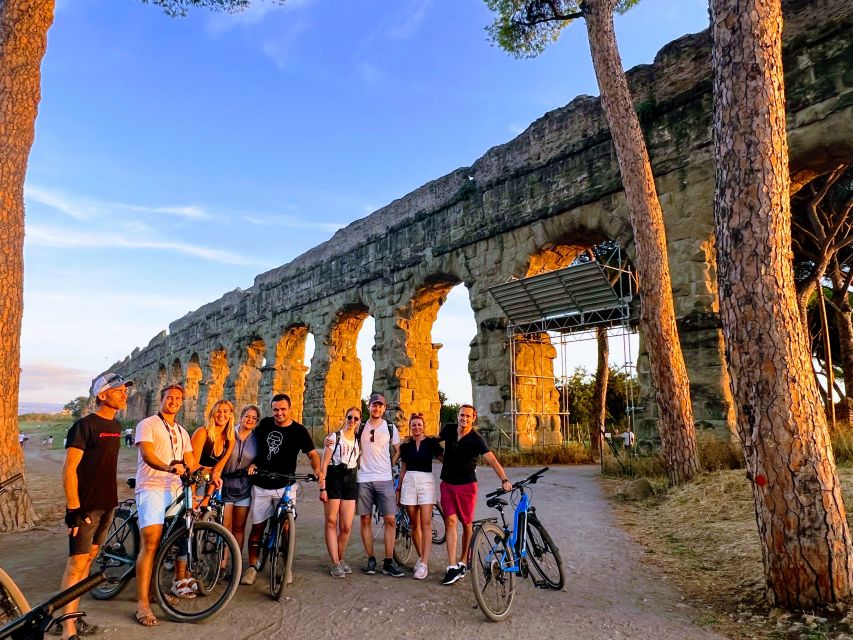 Rome: Appian Way & Catacomb Sunset E-bike Tour with Aperitif - Getting started near Circo Massimo (and why timing helps)