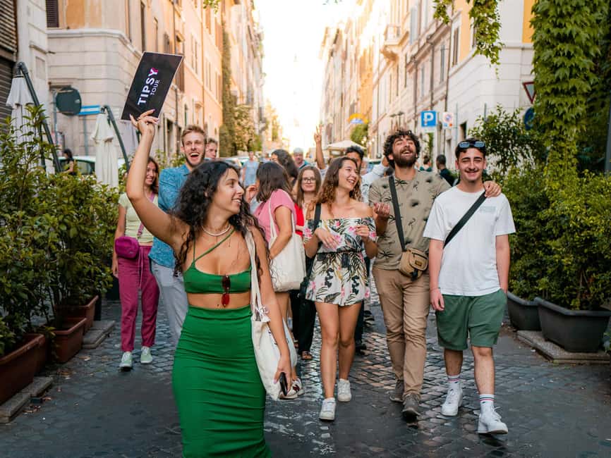 Rome: Bar Crawl with Guide and Drinks Included - Monti After Dark: Meeting Point and First Impressions