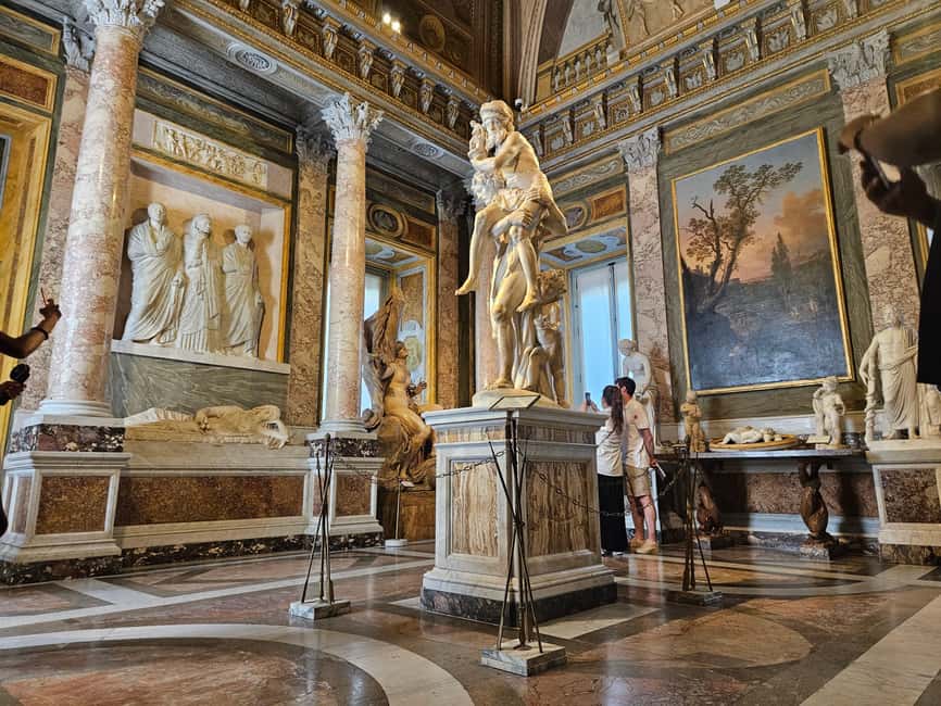Rome: Borghese Gallery Guided Small Group Tour - Masterpieces upstairs: Caravaggio, Raphael, and Da Vinci