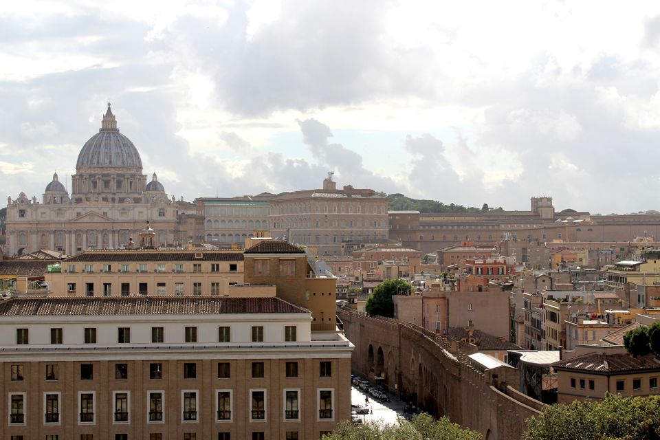 Rome: Castel Sant’ Angelo Ticket and Audio Guide - Panoramic terraces, terracing, and a break at the cafe/bar