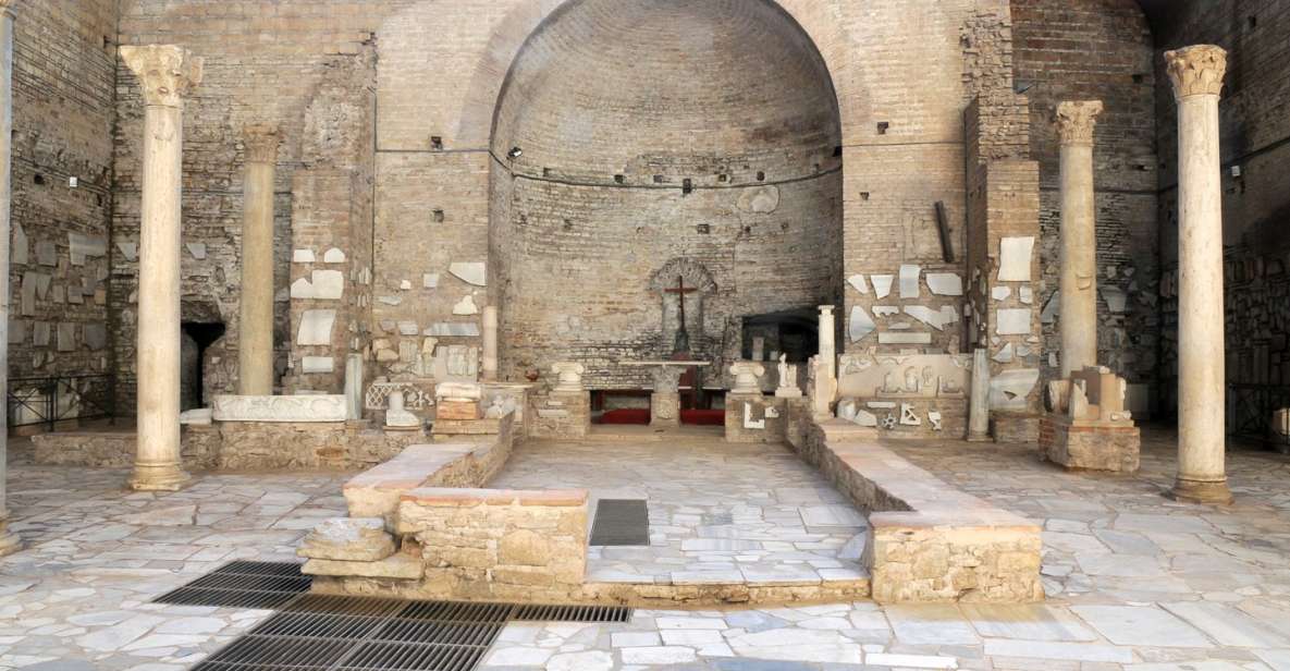 Rome: Catacombs of Domitilla Entry Ticket & Guided Tour - Frescoes and Belief Change: Pagan Spaces Turn Christian