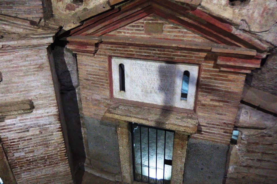 Rome: Catacombs of St. Sebastian Entry Ticket & Guided Tour - Underground Rome: Quarry Roots, Reused Galleries, and Burial Nooks