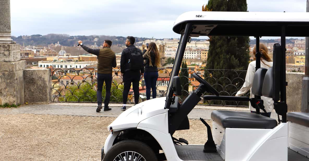 Rome: City Highlights Golf Cart Tour - Getting Oriented at Piazzale del Museo Borghese