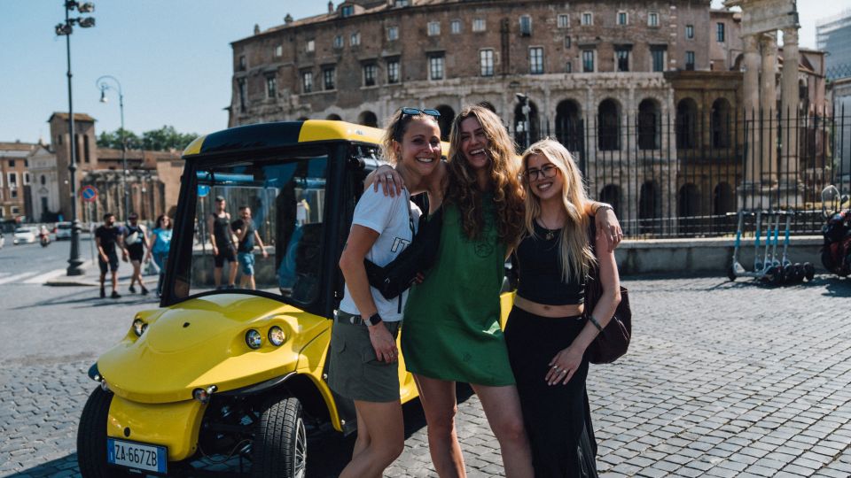 Rome: City Highlights Golf Cart Tour with Local Guide - Key things to know before you go