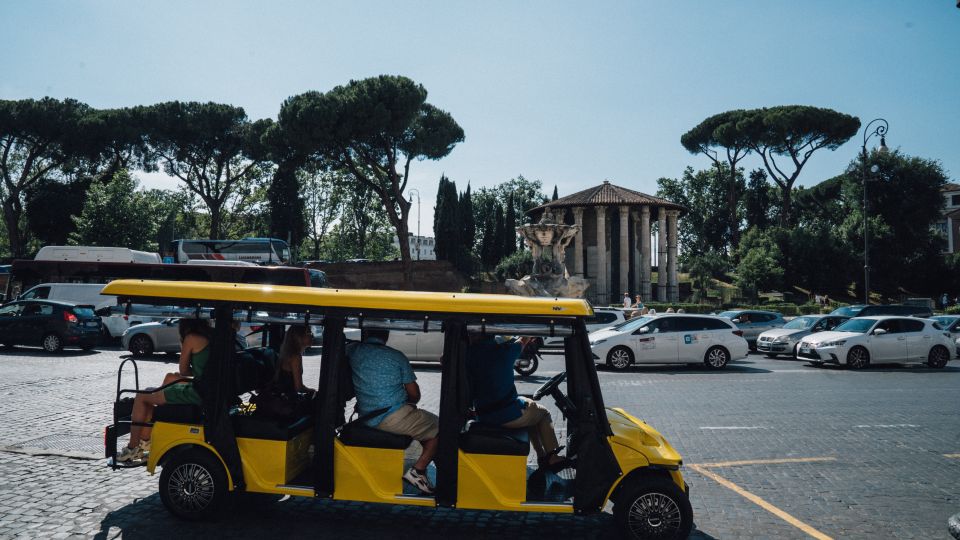 Rome: City Highlights Golf Cart Tour with Local Guide - Colosseum stop: learning the human stories