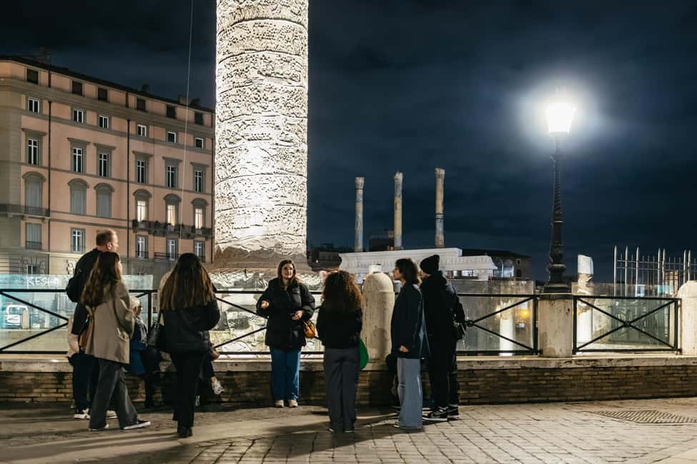 Rome: City Highlights Moonlight Walking Tour - Pantheon Area: A Quick Look and Why the Dome Still Grabs Attention