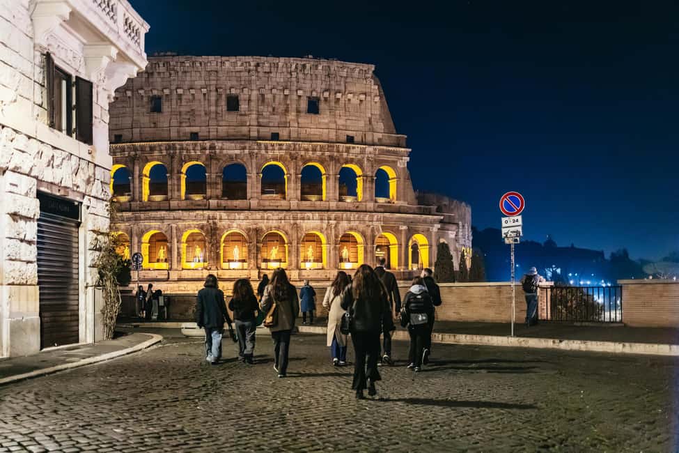 Rome: City Highlights Moonlight Walking Tour - Meeting Points and How the Evening Route Flows