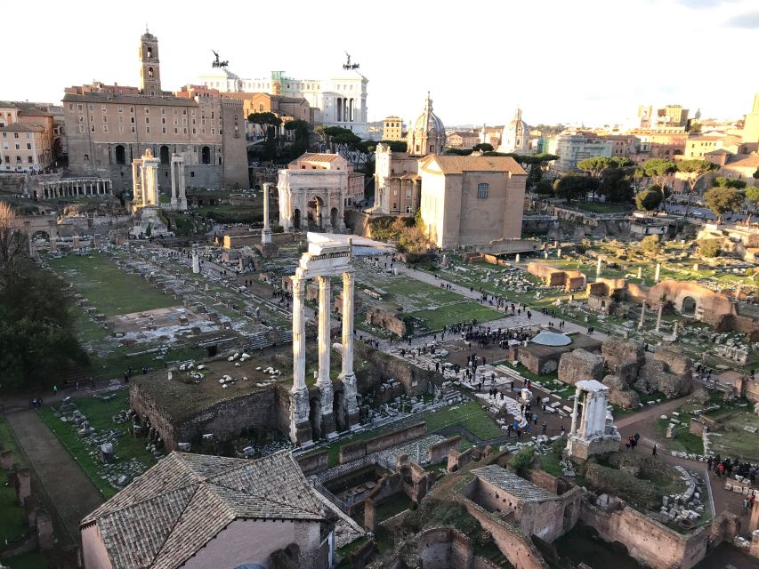 Rome: Colosseum, Roman Forum, and Palatine Hill Ancient Tour - Palatine Hill Views and Imperial Palace Ruins