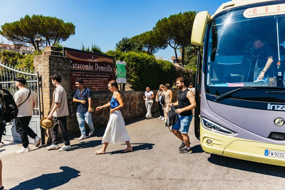 Rome: Crypts and Catacombs Underground Tour with Transfers - Roman Catacombs: guided early Christian burial tunnels under your feet