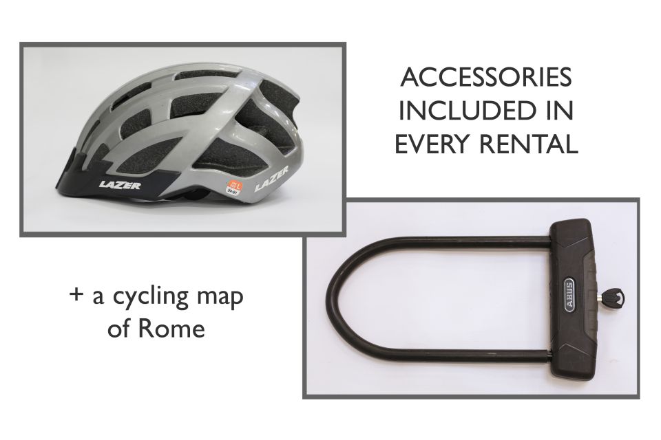 Rome: E-Bike Rental with Helmet and U-Lock - Picking the Right Bike: Cannondale for City Streets vs Ghost for Trails