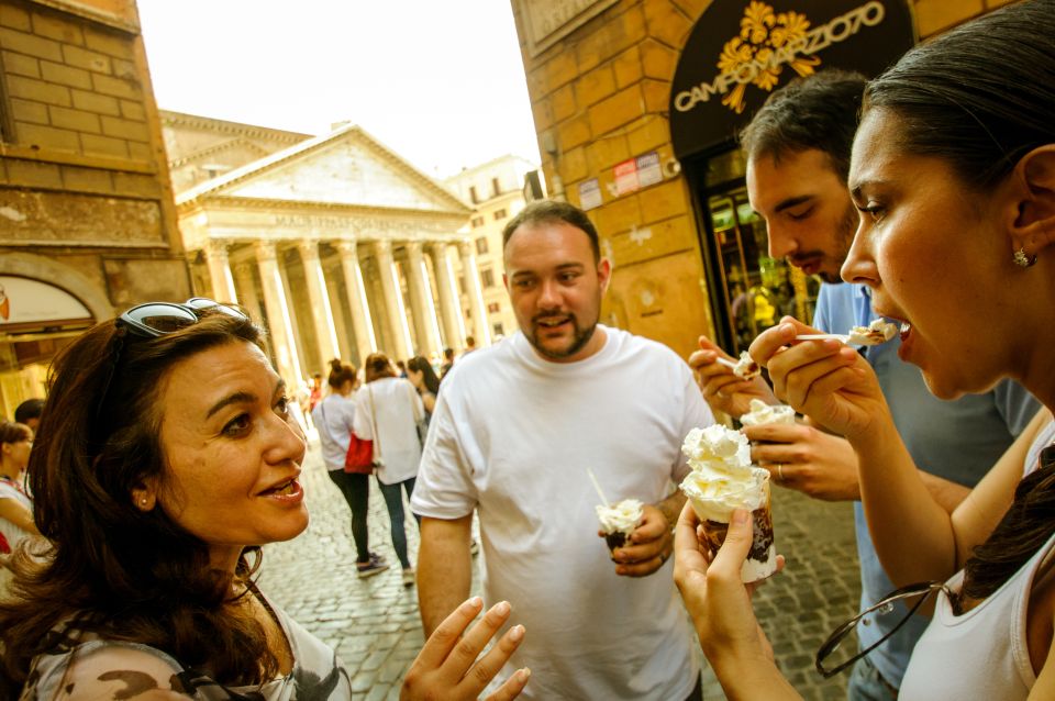 Rome: Espresso, Gelato and Tiramisù Tasting Tour - Meeting Points, Bags, and the Walking Reality