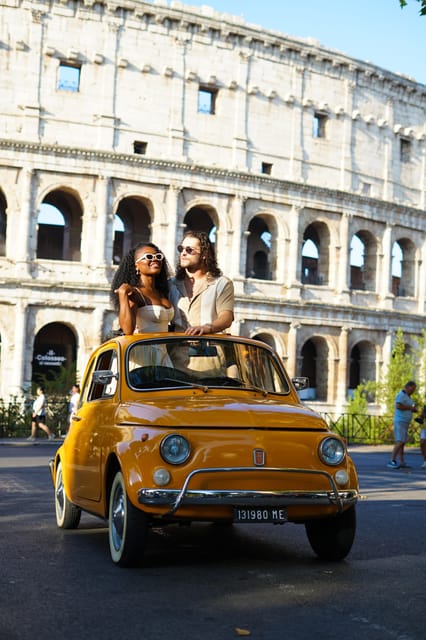 Rome Fiat 500 Tour with Professional Photoshoot - Key things I’d bet on in this tour