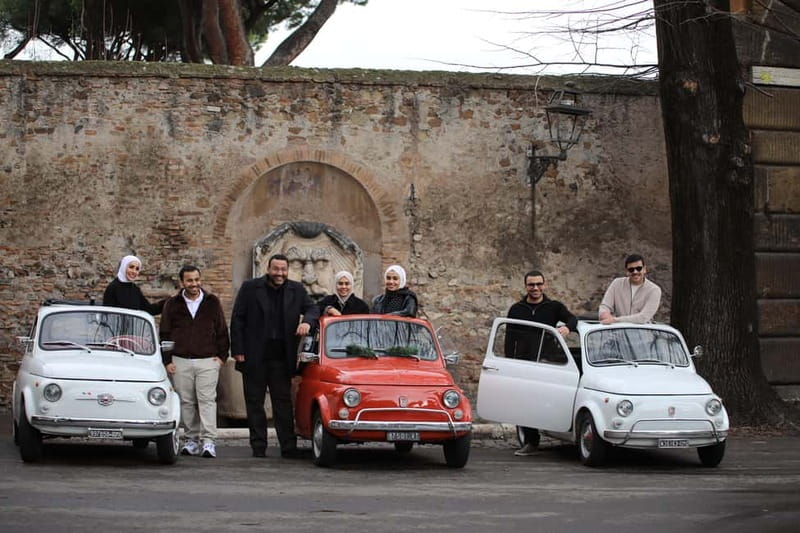 Rome: Fiat 500 Vintage City and Photo Tour - Driving from Trastevere: Rome at car-speed