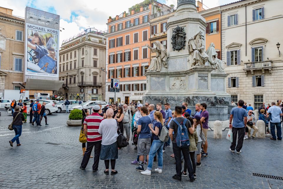 Rome: Fountains and Squares Small-Group Walking Tour - Marcus Aurelius Column and Sant’Ignazio’s Trompe l’Oeil Illusion