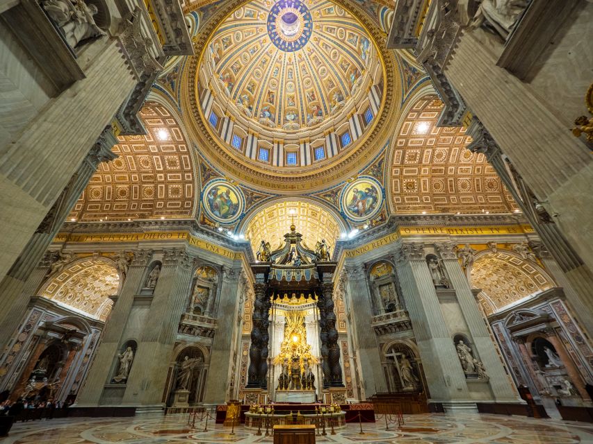 Rome: Full-Day Colosseum, Vatican Museums & St Peter's Tour - St. Peter’s Basilica and the art you came for