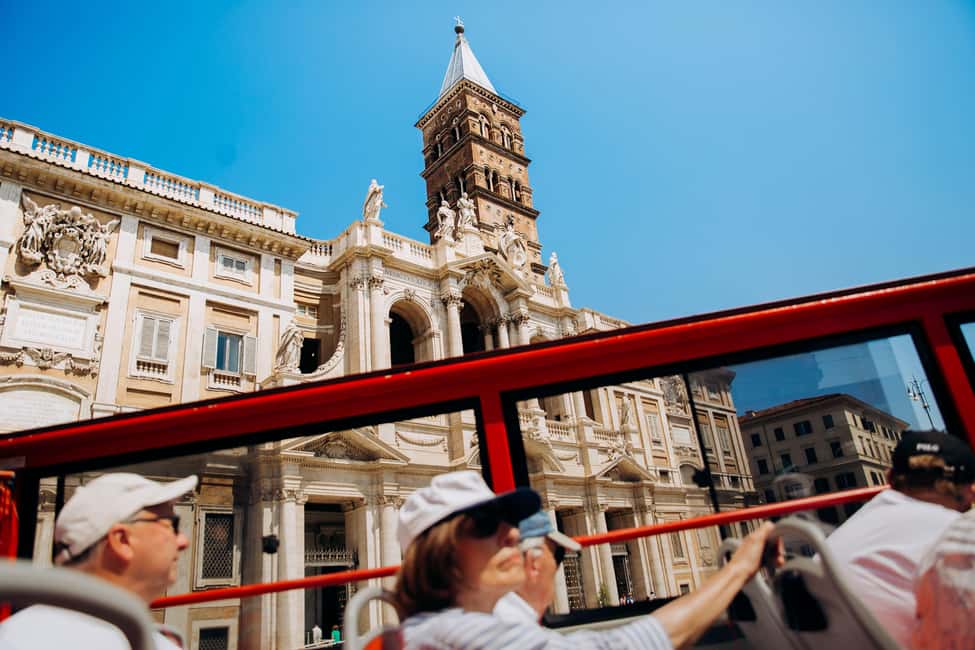 Rome: Glass Elevator, Museums & Hop-On Hop-Off Bus Ticket - Vittoriano glass elevator: the rooftop panorama over Rome