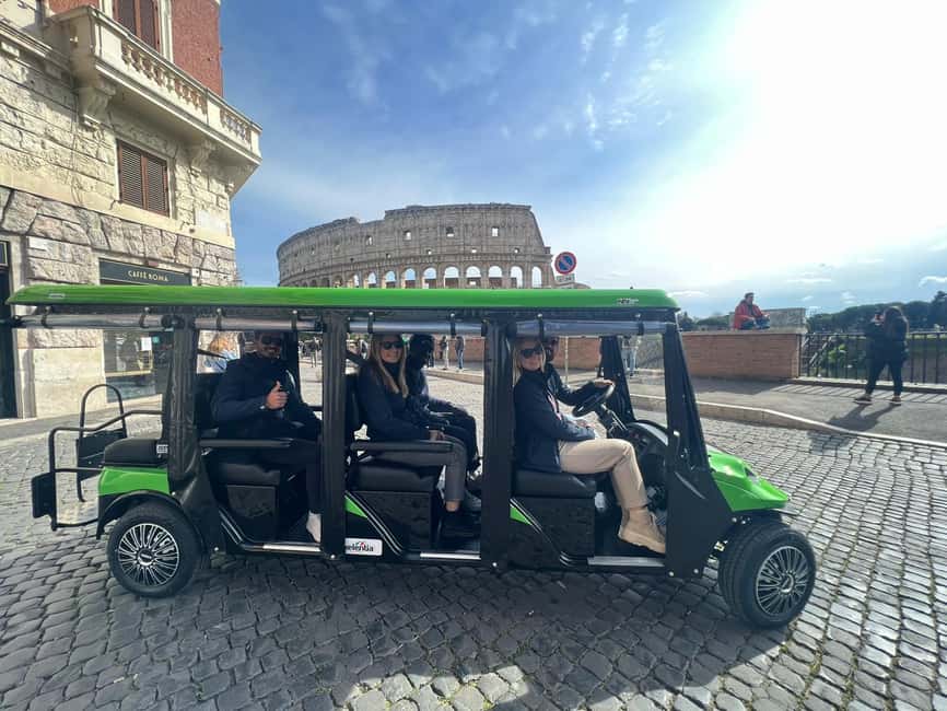 Rome: Golf Cart Tour with Artisanal Gelato Tasting - Bocca della Verità (Mouth of Truth): A Fun Stop That’s Easy to Fit In