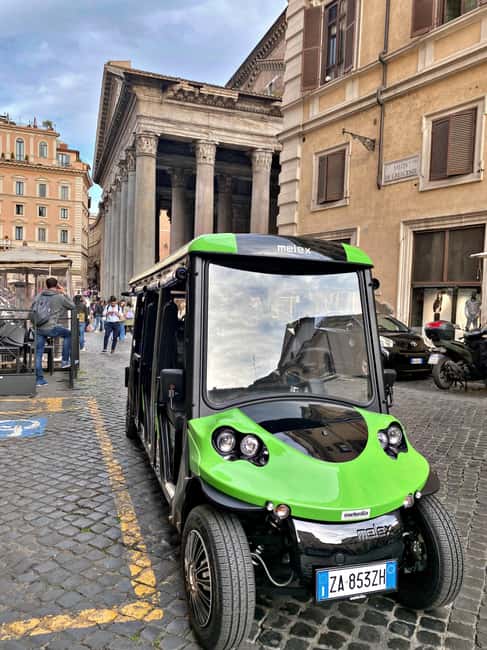Rome: Golf Cart Tour with Artisanal Gelato Tasting - Theatre of Marcellus and Piazza Venezia: The Rome-Orientation Zone
