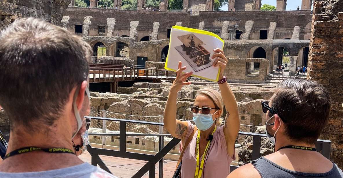 Rome: Guided Group Colosseum & Ancient City Tour - Entering the Colosseum with faster entry (and views most people miss)