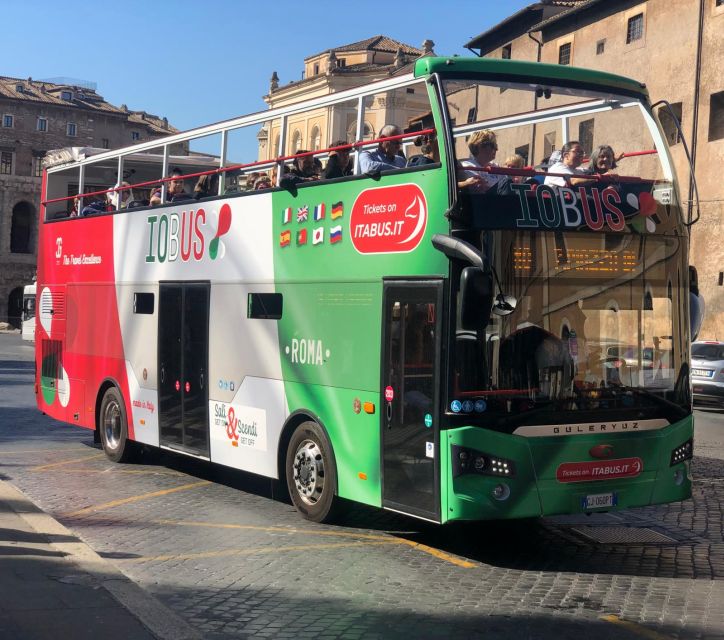 Rome: Hop-On Hop-Off Open-Top Bus City Tour - Audio guide on your phone: the best use of small time gaps