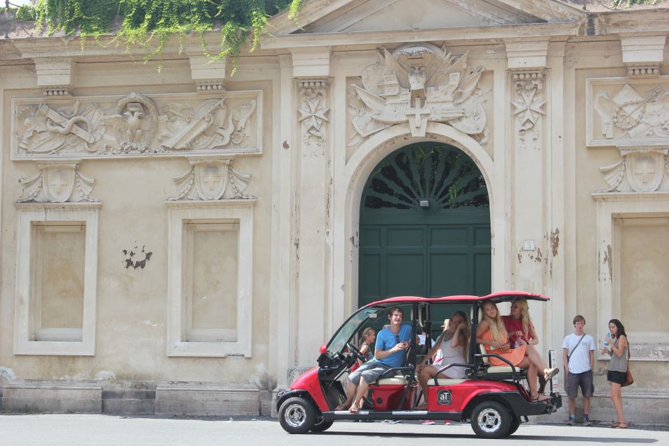 Rome: Private Guided City Highlights Tour by Golf Cart - Transportation details that make the ride feel safe