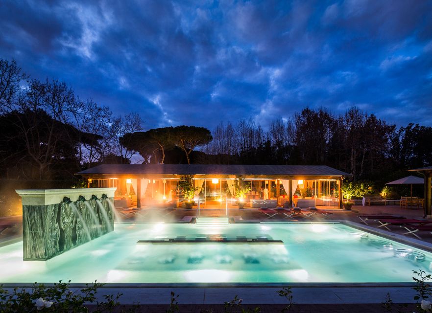 Rome: QC Termeroma Spa Admission Ticket - The Roman estate grounds: gardens, shade, and that slow breathing feeling