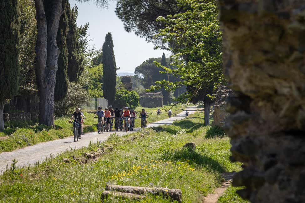 Rome:Appian Way E-bike Tour with Catacombs, Aqueducts & Food - The CUBE PRO 120 e-bike: why double-suspension is the real upgrade