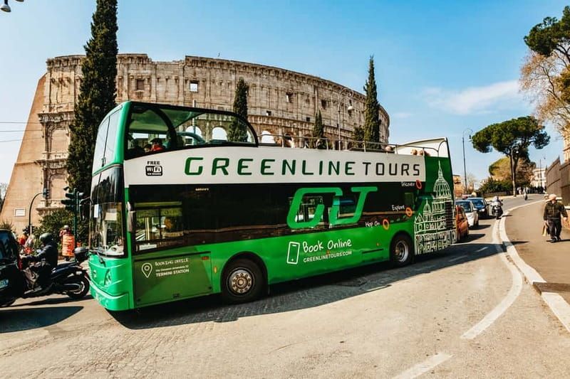 Rome:Hop-On Hop-Off Panoramic Open Bus Ticket 3 Circuits x 1 - Getting On at Piazza dei Cinquecento (Terminal 1/A)