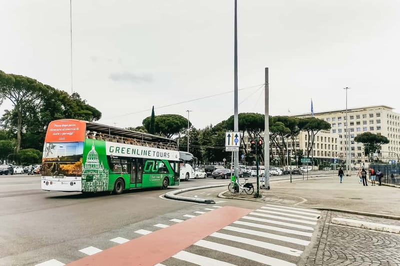 Rome:Hop-On Hop-Off Panoramic Open Bus Ticket 3 Circuits x 1 - The Ride Stops: What You Should Watch For