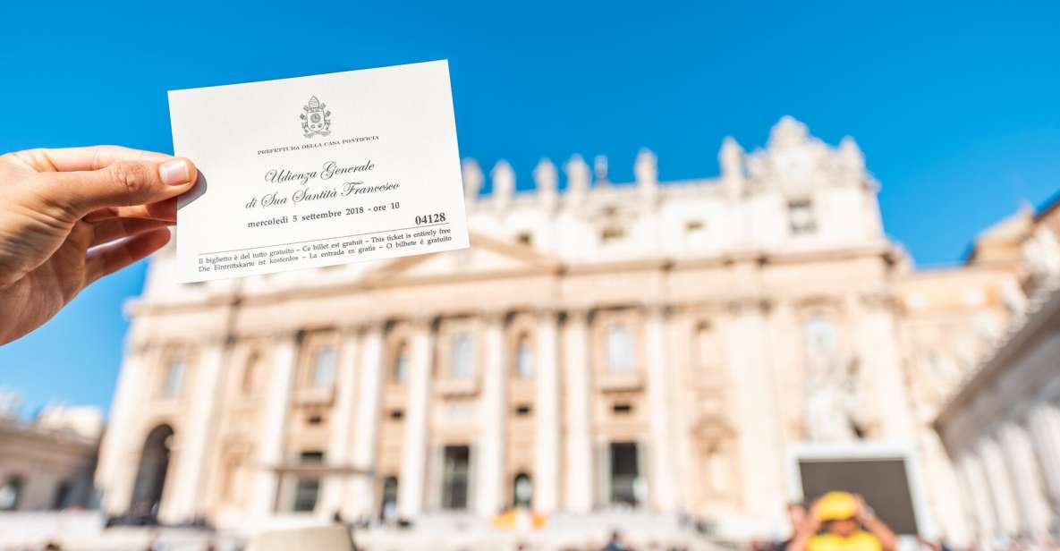 Vatican: Papal Audience and St. Peter's Basilica Guided Tour - Dress Code and Security: Simple Rules That Save You Time
